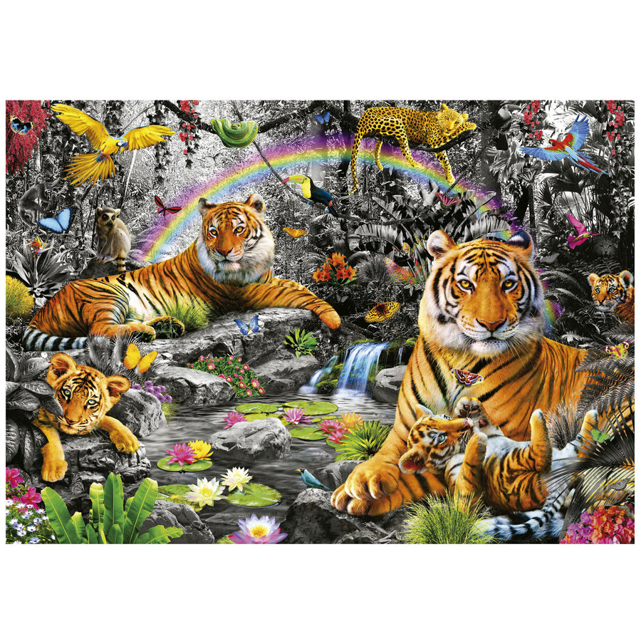 Radiant Jungle - jigsaw puzzle of 1500 pieces-2