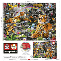 thumb-Radiant Jungle - jigsaw puzzle of 1500 pieces-3