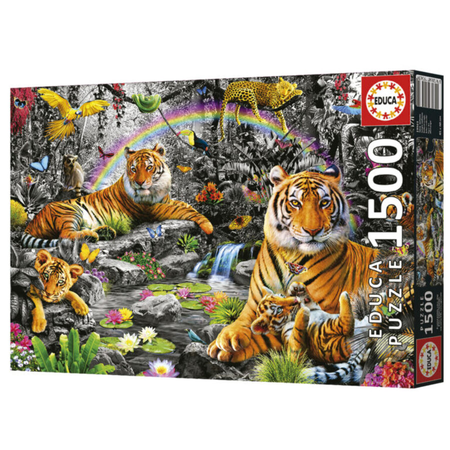 Radiant Jungle - jigsaw puzzle of 1500 pieces-4