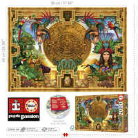 thumb-Aztec Maya Assembly - jigsaw puzzle of 2000 pieces-3