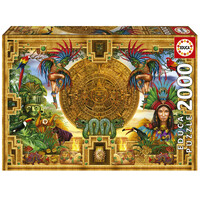 thumb-Aztec Maya Assembly - jigsaw puzzle of 2000 pieces-1