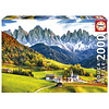Educa Autumn in the Dolomites - jigsaw puzzle of 2000 pieces