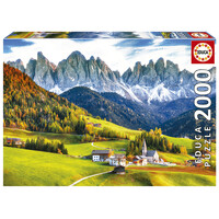 thumb-Automne dans les Dolomites - puzzle de 2000 pièces-1