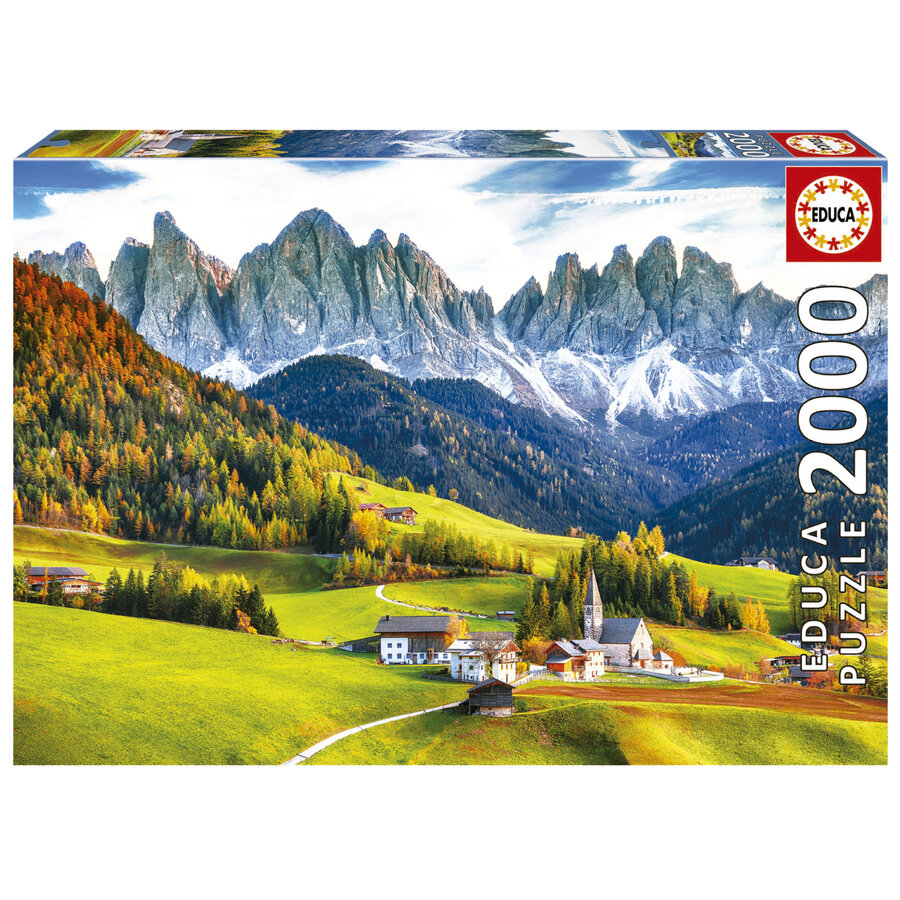 Automne dans les Dolomites - puzzle de 2000 pièces-1