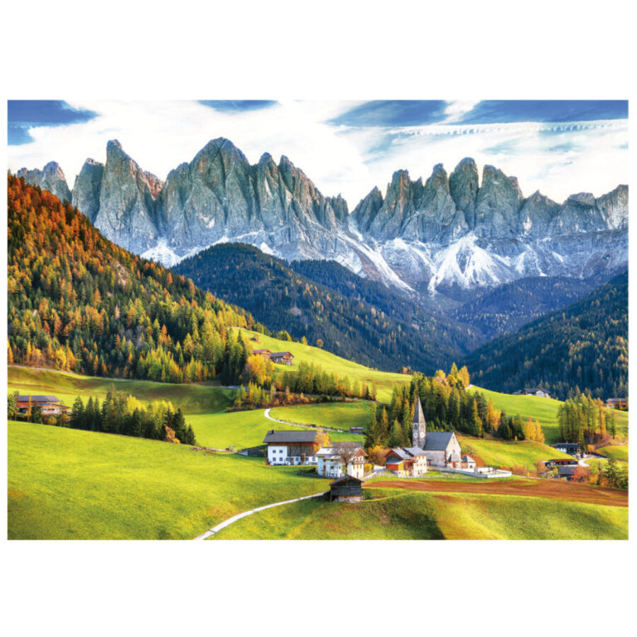 Autumn in the Dolomites - jigsaw puzzle of 2000 pieces-2