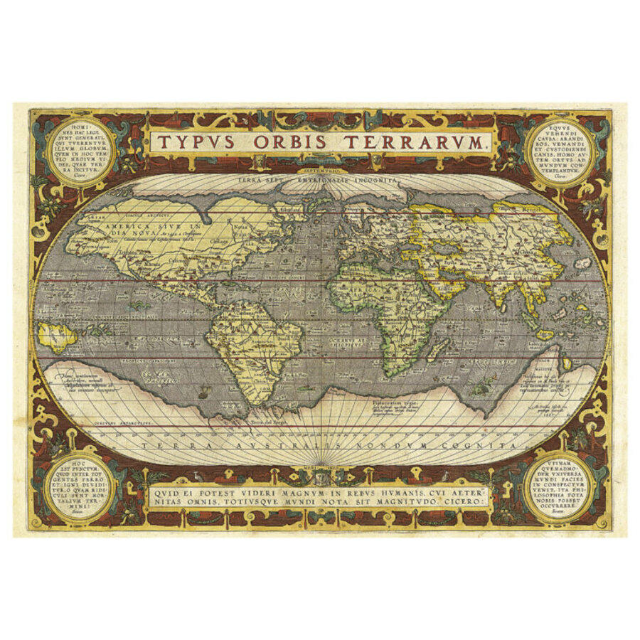 Planisphère, Mapamundi - puzzle de 2000 pièces-2