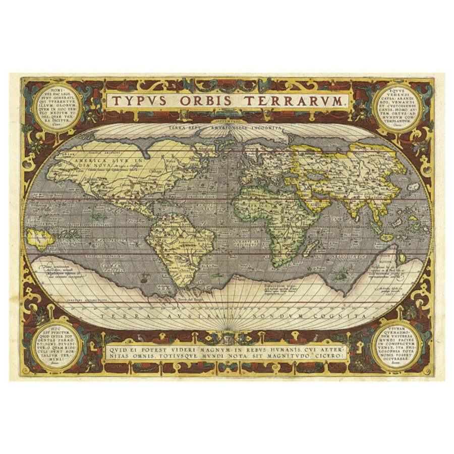 World Map, Mapamundi - jigsaw puzzle of 2000 pieces-2