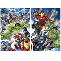 thumb-Avengers - 2 puzzles de 100 pièces-2