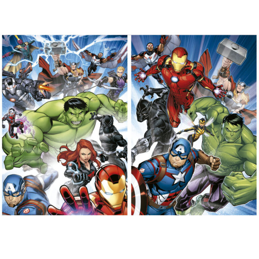 Avengers - 2 puzzles of 100 pieces-2