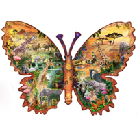 African Butterfly - jigsaw puzzle of 1000 pieces
