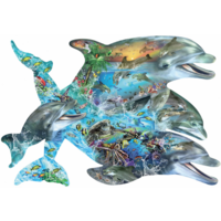 Song of the Dolphins - jigsaw puzzle of 1000 pieces