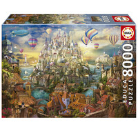 thumb-Stad van Dromen - puzzel van 8000 stukjes-1