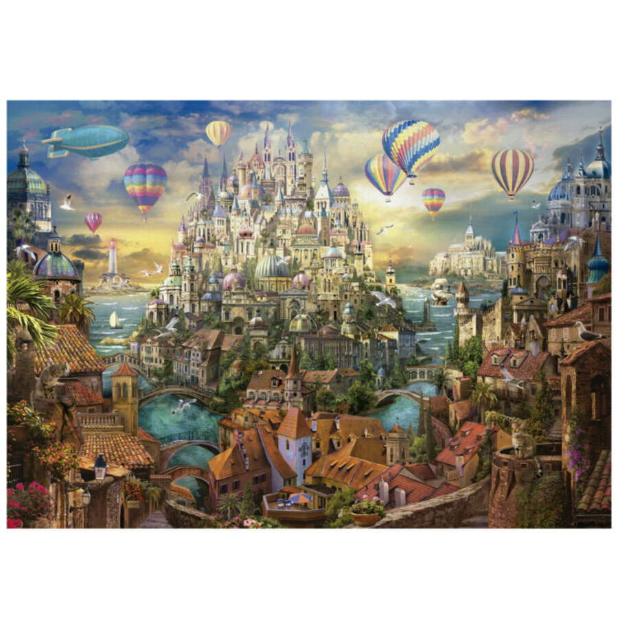 Stad van Dromen - puzzel van 8000 stukjes-2