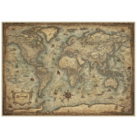 thumb-Map of the World - jigsaw puzzle of 3000 pieces-2