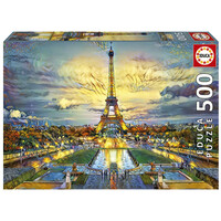 thumb-Eiffel Tower - jigsaw puzzle of 500 pieces-1