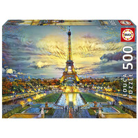 thumb-Tour Eiffel - puzzle de 500 pièces-1