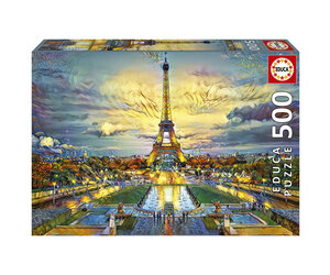 Puzzle Adulte - Le printemps à Paris - 500 pièces - Ravensburger
