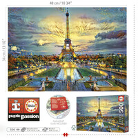 thumb-Eiffel Tower - jigsaw puzzle of 500 pieces-3