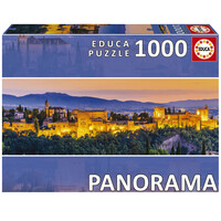 thumb-L’Alhambra, Grenade - puzzle de 1000 pièces - Panorama-1