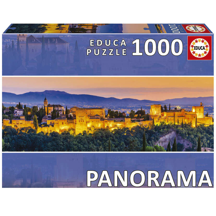 L’Alhambra, Grenade - puzzle de 1000 pièces - Panorama-1