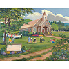 SUNSOUT Sunday Dinner on the Grounds - jigsaw puzzle of 300 XXL pieces