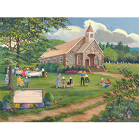 Sunday Dinner on the Grounds - jigsaw puzzle of 300 XXL pieces