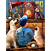 SUNSOUT Tom Wood - Listening to the Game - jigsaw puzzle of 300 XXL pieces