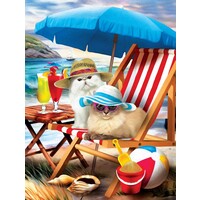 Beach Cats - jigsaw puzzle of 300 XXL pieces