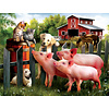 SUNSOUT Making New Friends - jigsaw puzzle of 300 XXL pieces