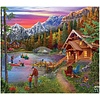 SUNSOUT Stone Bridge Lake - jigsaw puzzle of 300 XXL pieces