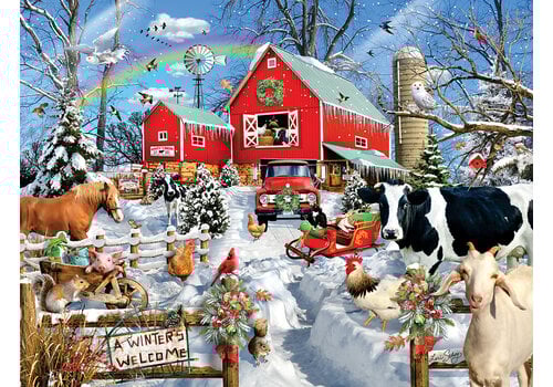  SUNSOUT Lori Schory - Winter Barn - 300 XXL pieces 