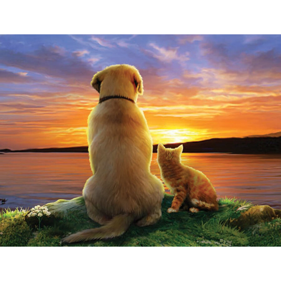 As the Sun Sets - jigsaw puzzle of 300 XXL pieces-1