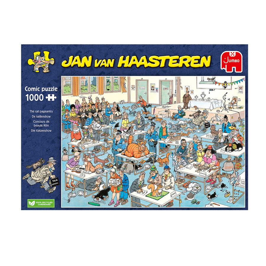 Concours de Beauté Félin - Jan van Haasteren - puzzle de 1000 pièces-1