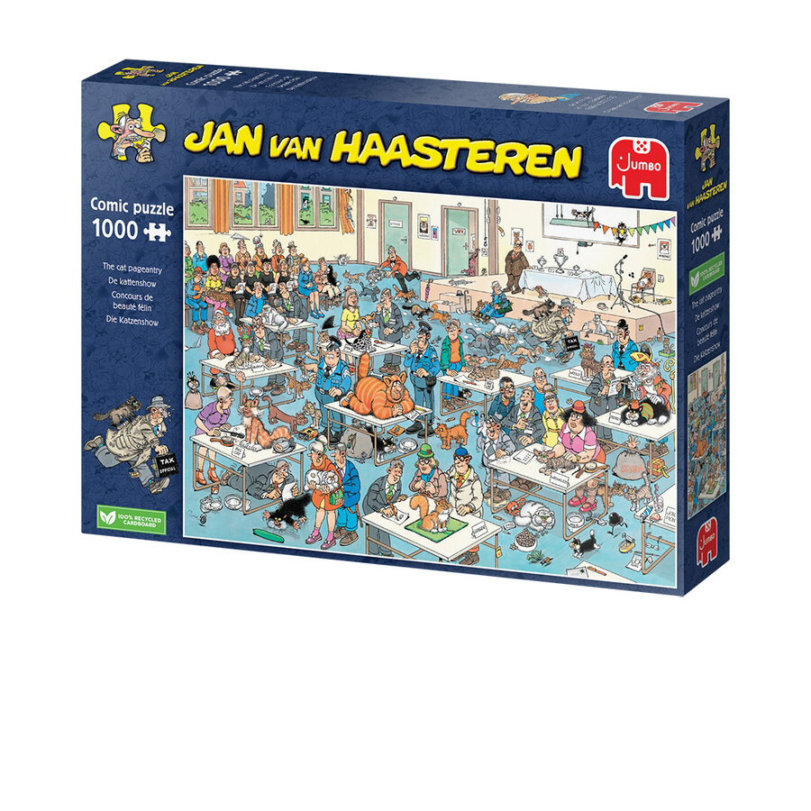 Concours de Beauté Félin - Jan van Haasteren - puzzle de 1000 pièces-4