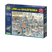 thumb-Concours de Beauté Félin - Jan van Haasteren - puzzle de 2000 pièces-4