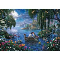 thumb-The Little Mermaid and Prince Eric - Thomas Kinkade - jigsaw puzzle of 1000 pieces-2