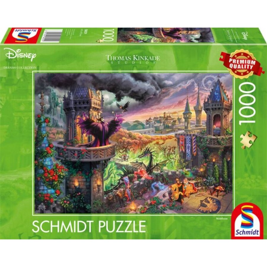 Maleficent - Thomas Kinkade - jigsaw puzzle of 1000 pieces-1