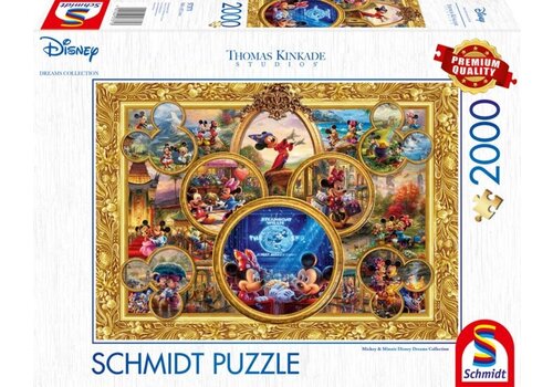 Beauty and the Beast: Schmidt Disney Premium Thomas Kinkade Jigsaw Puzzle  1000 p