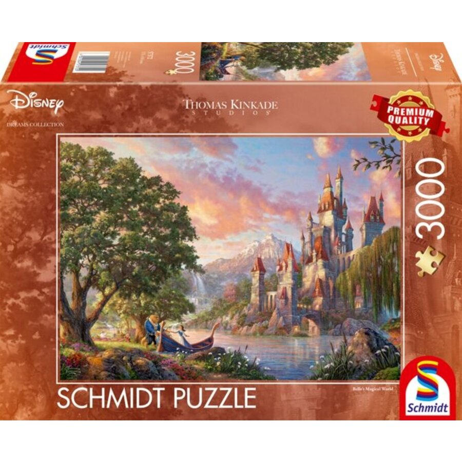 Disney Belle's Magische Wereld - Thomas Kinkade - 3000 stukjes-1