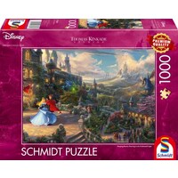 thumb-Sleeping Beauty Dancing in the Enchanted Light - Thomas Kinkade - jigsaw puzzle of 1000 pieces-1