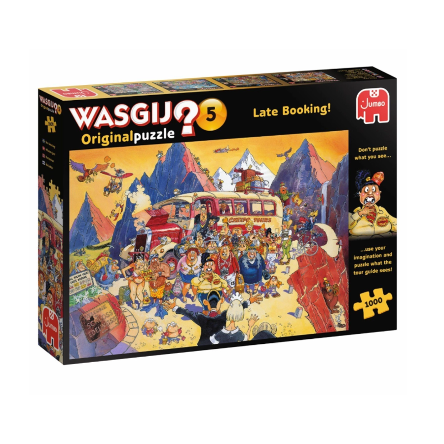Wasgij Original 5 - Late Booking - jigsaw puzzle of 1000 pieces-3