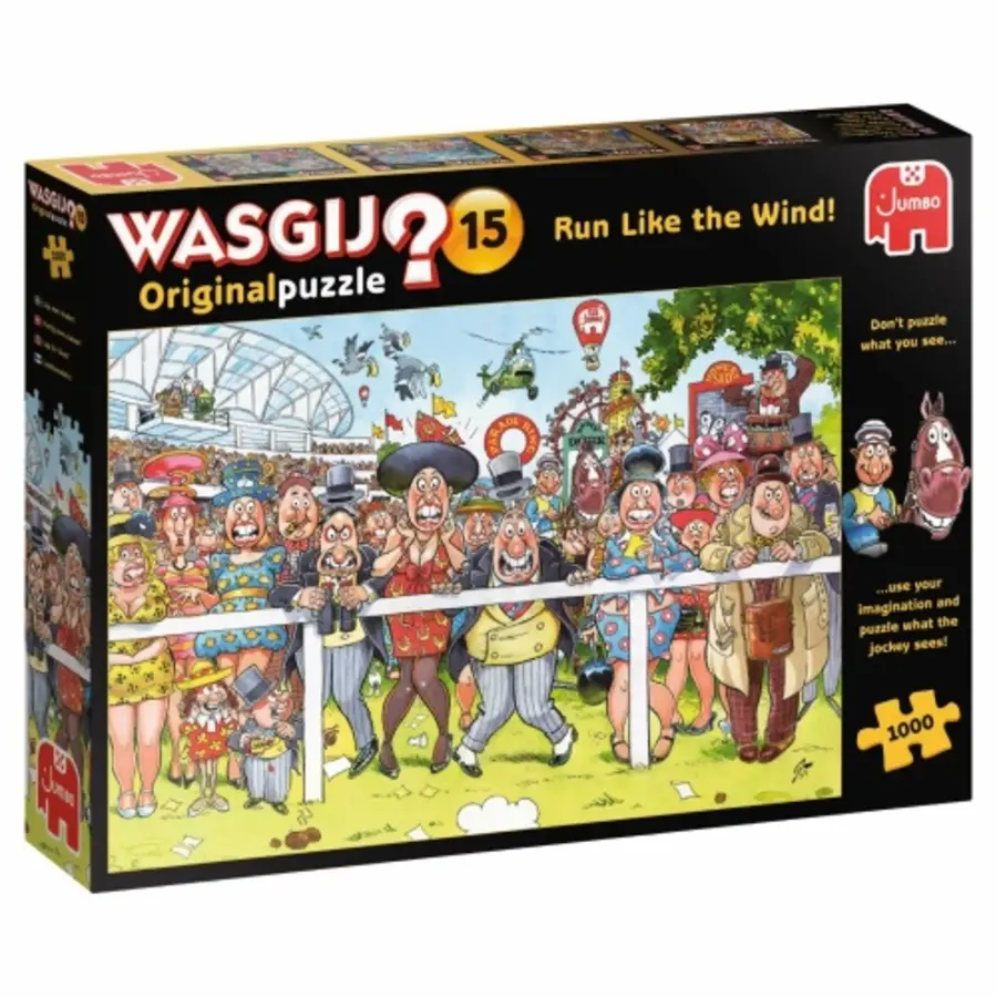 Wasgij Original 15 - Run Like The Wind - jigsaw puzzle of 1000 pieces-1