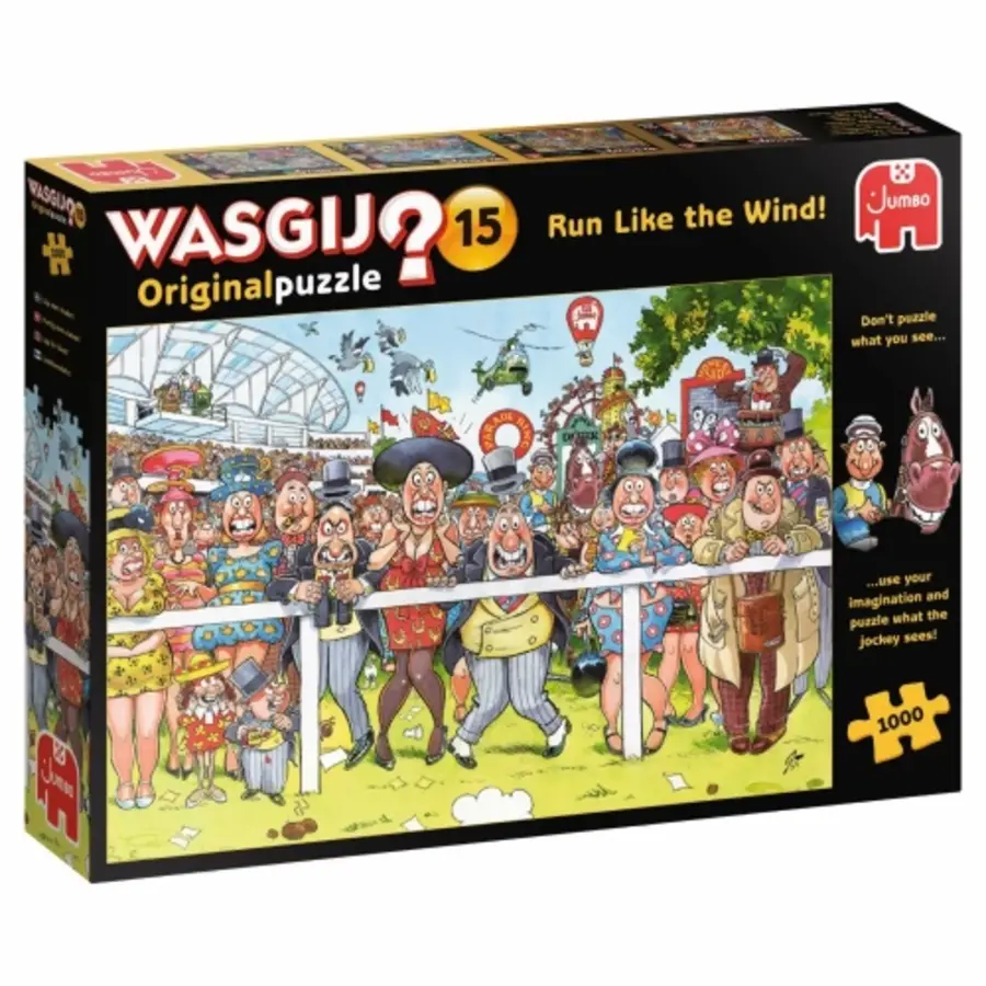 Wasgij Original 15 - Run Like The Wind - legpuzzel van 1000 stukjes-1