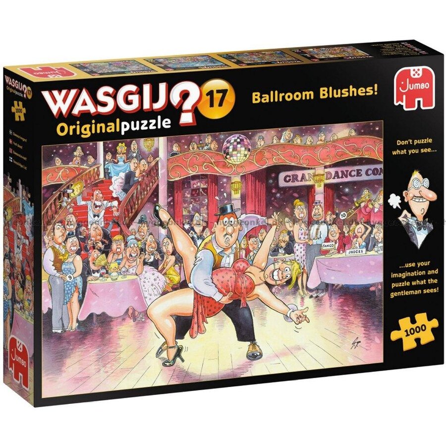Wasgij Original 17 - Ballroom Blushes - jigsaw puzzle of 1000 pieces-1