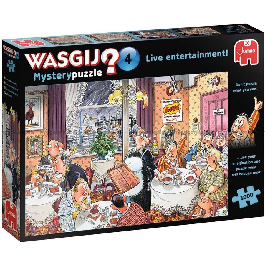 Wasgij Mystery 4 - Live Entertainment - jigsaw puzzle of 1000 pieces-1