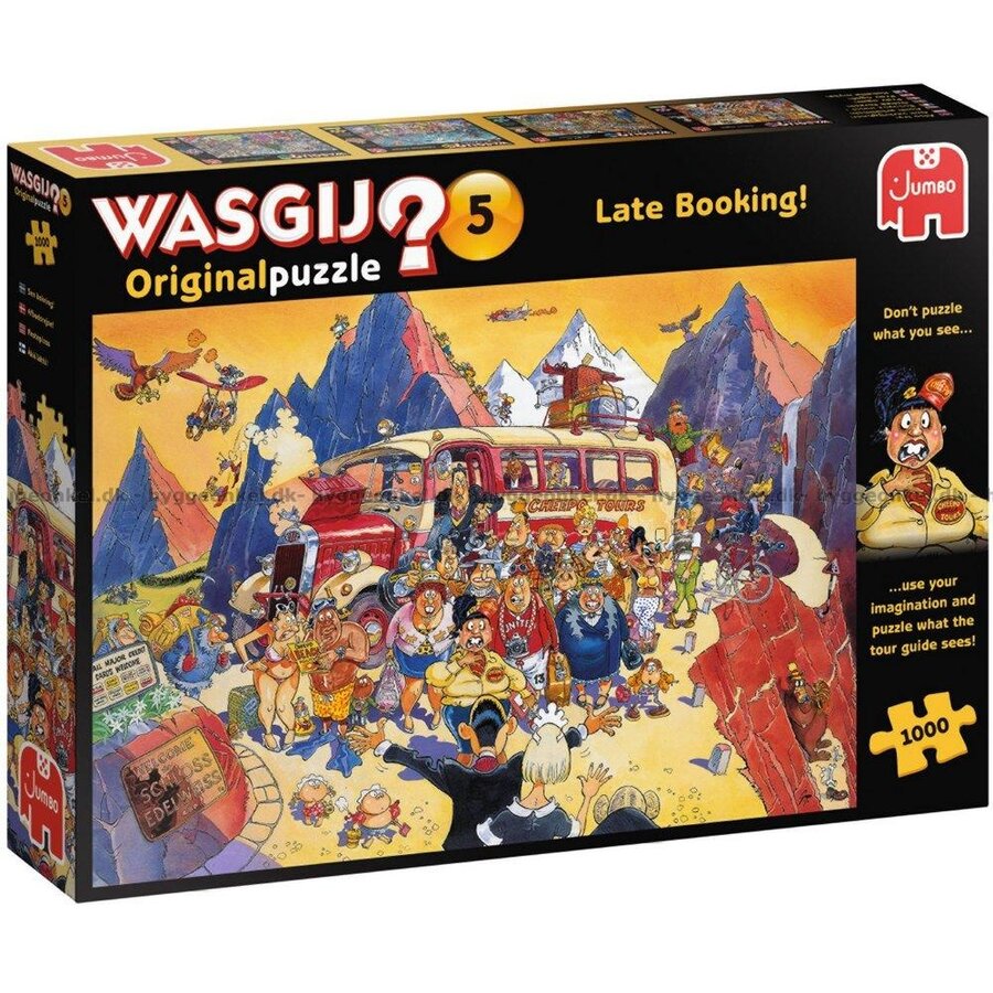 Wasgij Original 5 - Late Booking - jigsaw puzzle of 1000 pieces-1