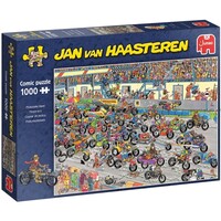 thumb-Jan van Haasteren - Motorcycle Racing - puzzle de 1000 pièces-1