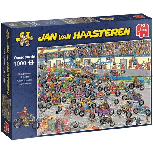  Jumbo Jan van Haasteren - Motorcycle Racing - 1000 pièces 