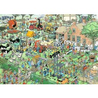 thumb-Jan van Haasteren - Farm Visit - jigsaw puzzle of 1000 pieces-2