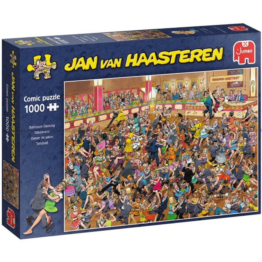 Jan van Haasteren - Danse de Salon - puzzle de 1000 pièces-1